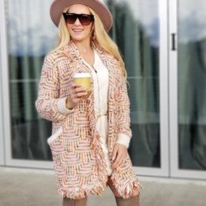 SAMANTHA Colorful Cardigan with Pockets